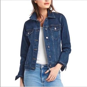 GAP Jean Denim Trucker Jacket Vintage Dark Blue XS
